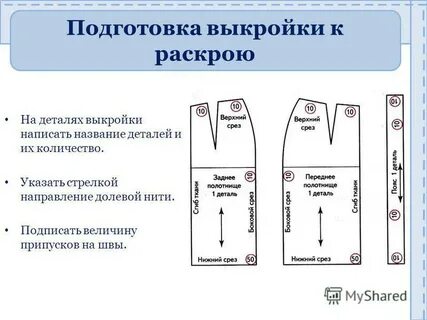 Раскрой какой ткани