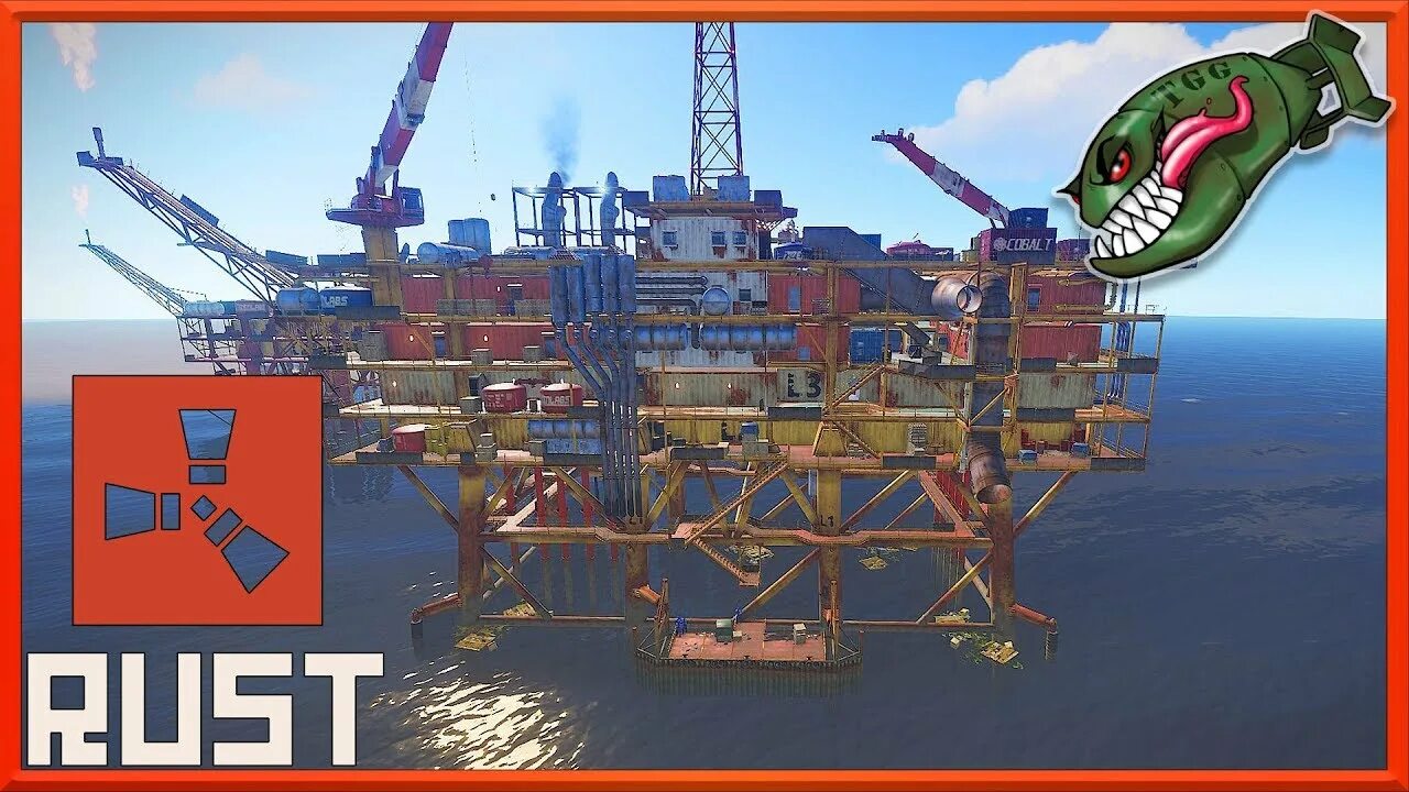 Большая нефтевышка раст. Нефтянка раст. Оил риг. Large oil rig rust. Раст oil rig.