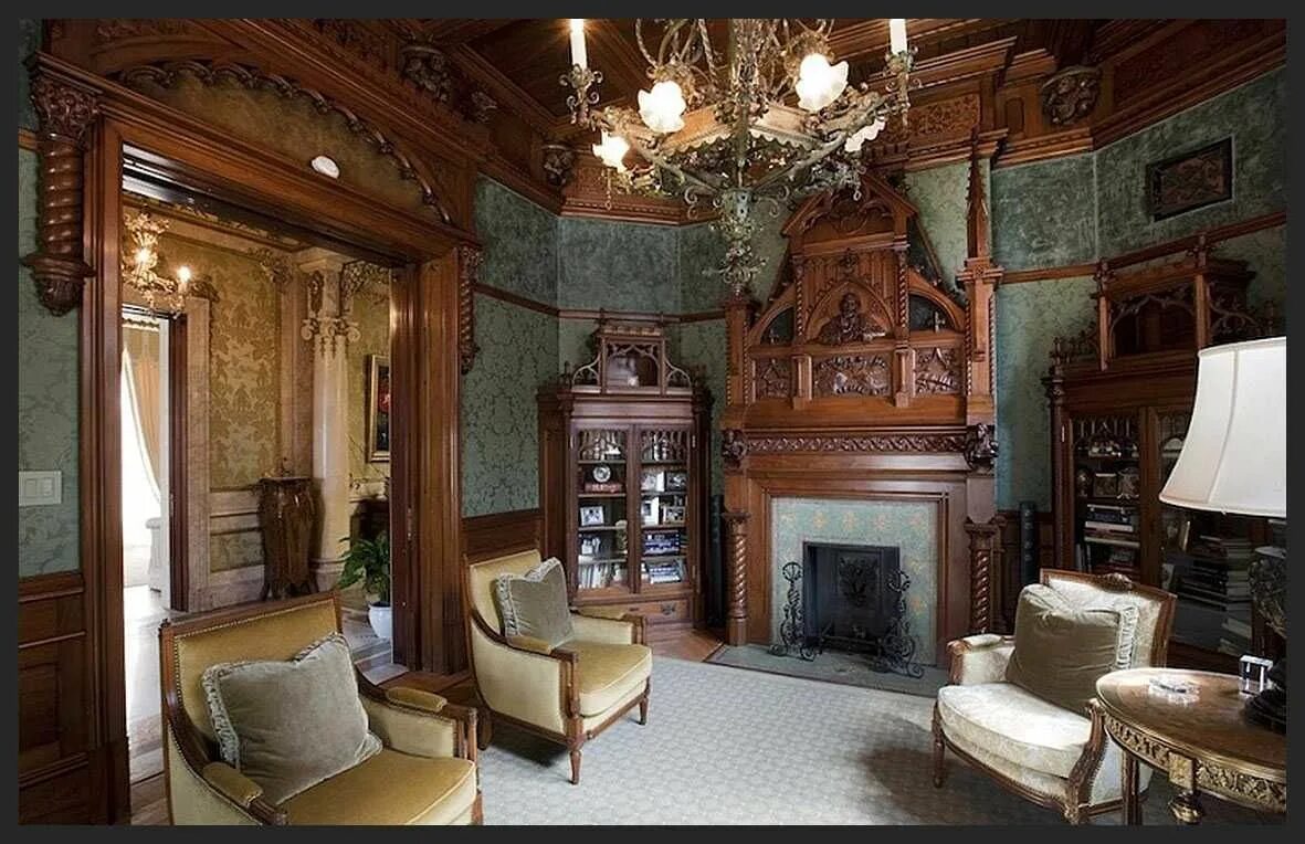 Интерьер викторианских домов Pin by April Russo-Strop on Home Sweet Home Victorian house interiors, Victorian