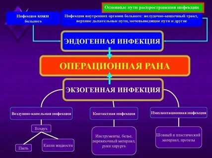 К эндогенным инфекциям относят