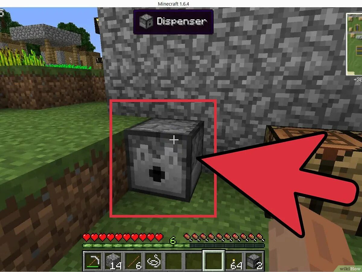 12. Автоматический раздатчик майнкрафт. Крафт раздатчика 1. Скрафтить раздатчик. 12.
