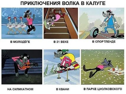 Приключение волка