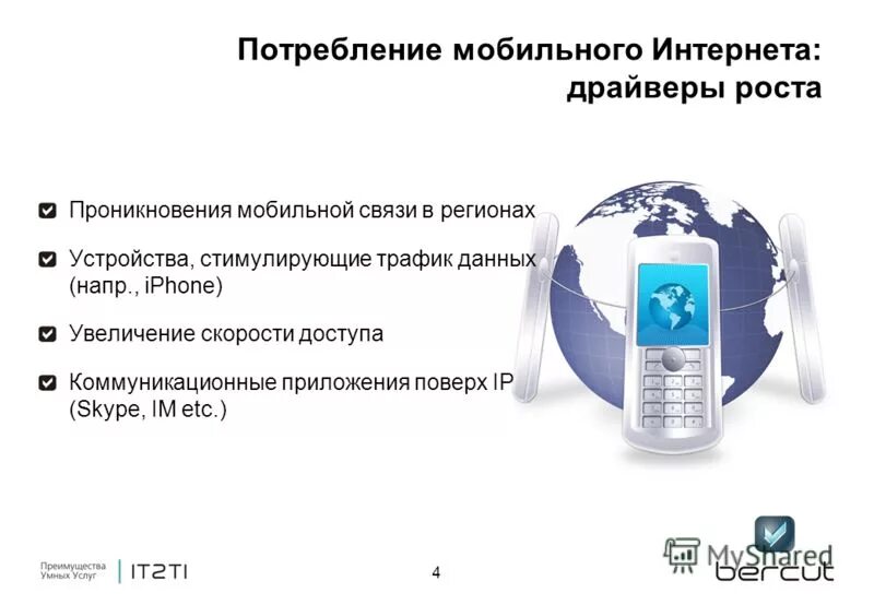 Расход мобильного интернета