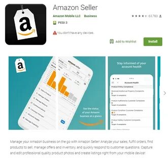 Amazon seller center