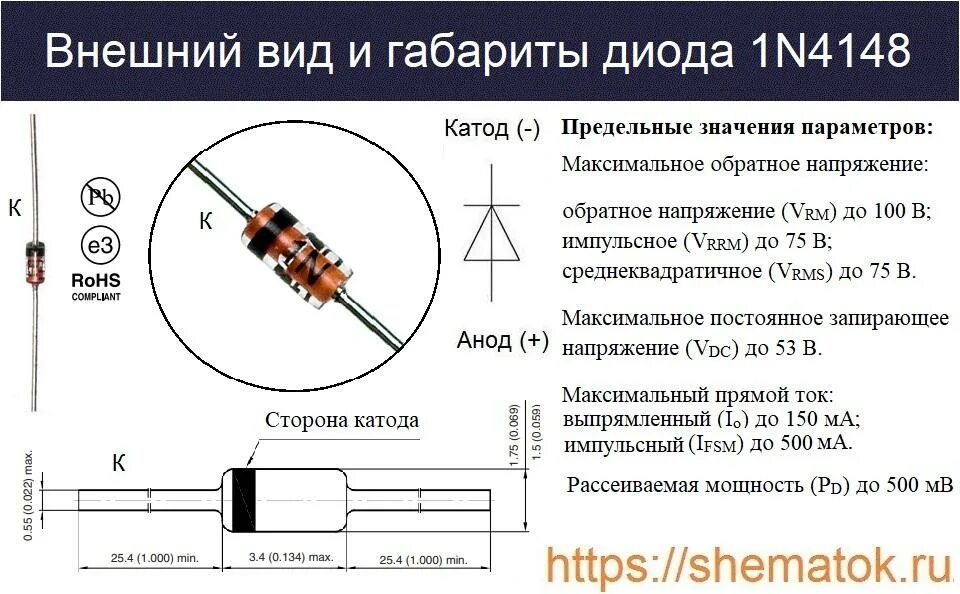 Диод внешний вид. Диод 1n4148 цоколевка. диод 1n4148 маркировка. 1n4148 стабилитрон характеристики. диод 1n4148 даташит.