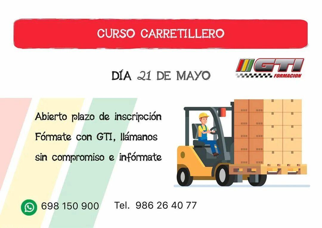 Cuanto cuesta un curso de carretillero