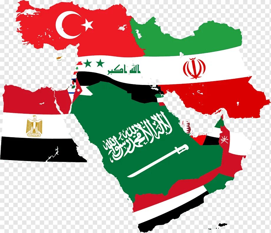 Флаги стран ближнего Востока. Флаг Middle East. Карта ближнего Востока с флагами. Восточные флаги.