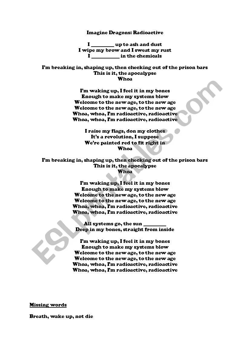 Перевод песни radioactive. Imagine dragons текст. Imagine dragons - radioactive (lyrics). Imagine dragons - radioactive (lyrics). Радиоактив на русском.