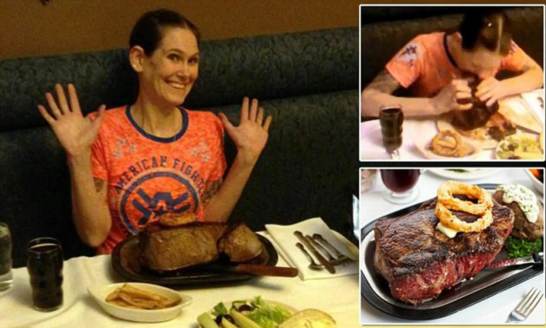 10 килограммов мяса. Молли Шайлер. Двухкилограммовый стейк. Мировой рекорд по поеданию бургеров.
