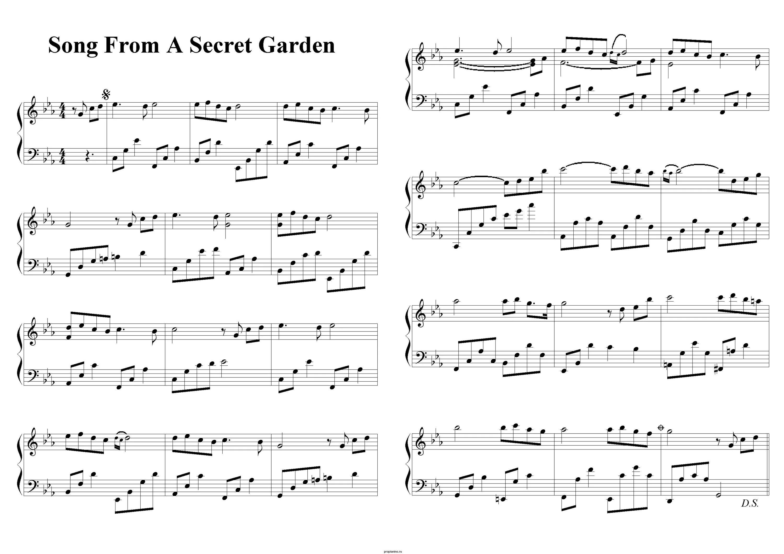 Вивальди эльфийская. Secret Garden Ноты для фортепиано. Ноты для пианино Secret Garden. Song from a Secret Garden на пианино Ноты. Secret Garden Song from a Secret Garden Ноты.