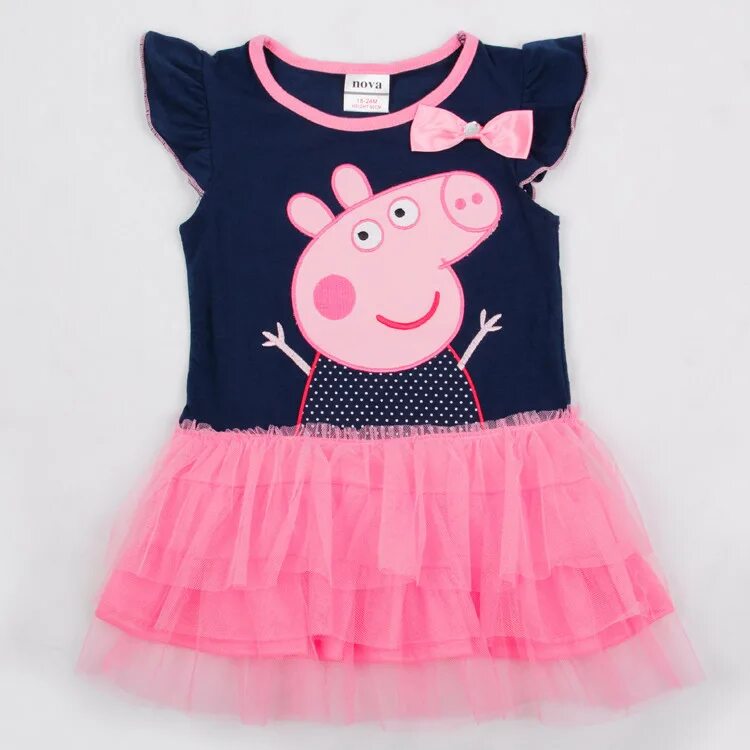 детское платье свинка пеппа. платье пепа. детское платье со свинкой пеппой. платье свинка пеппа. платье со свинкой пеппой.