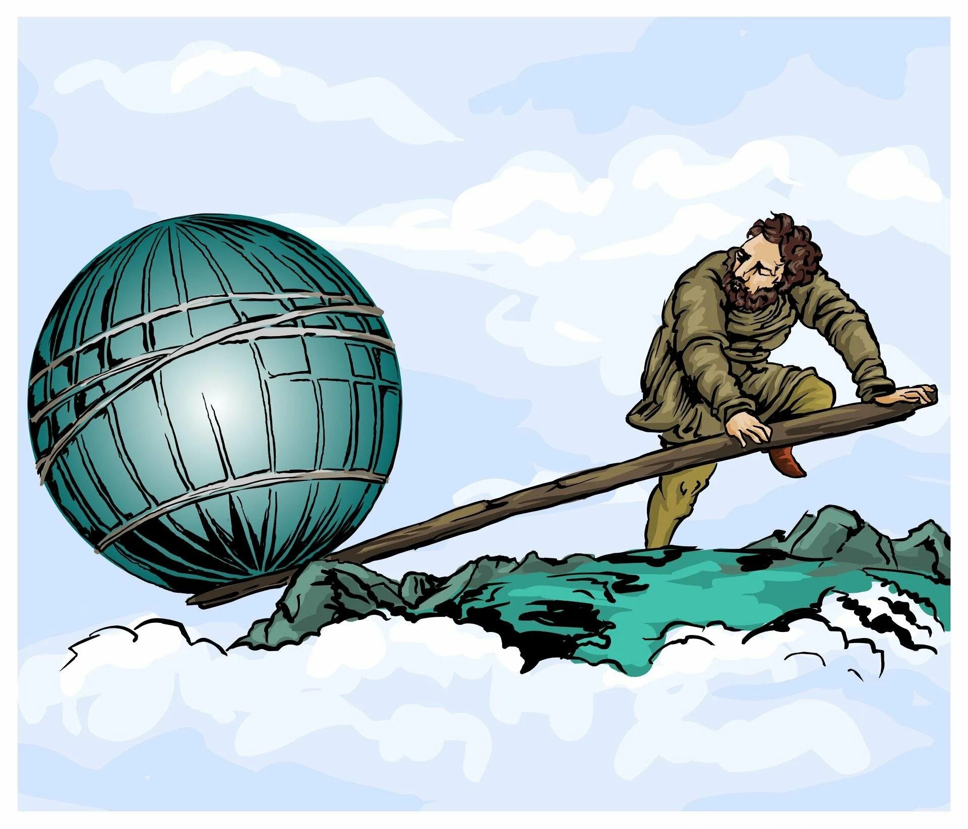 Точка опоры рисунок