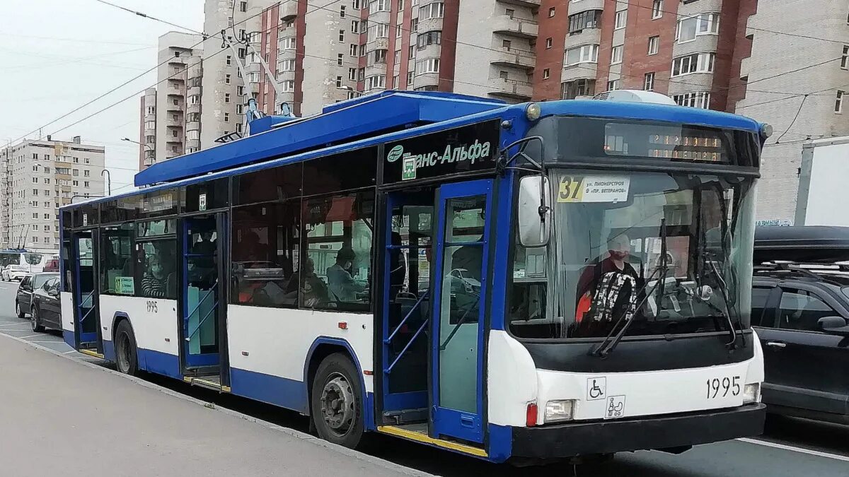 ВМЗ-5298.01 Мосгортранс. Троллейбус 10 СПБ. Новые троллейбусы Санкт Петербурга 2020.