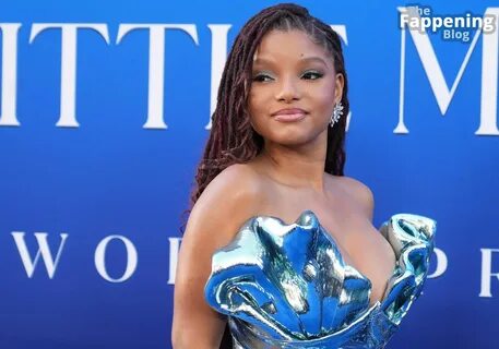 Halle bailey cleavage