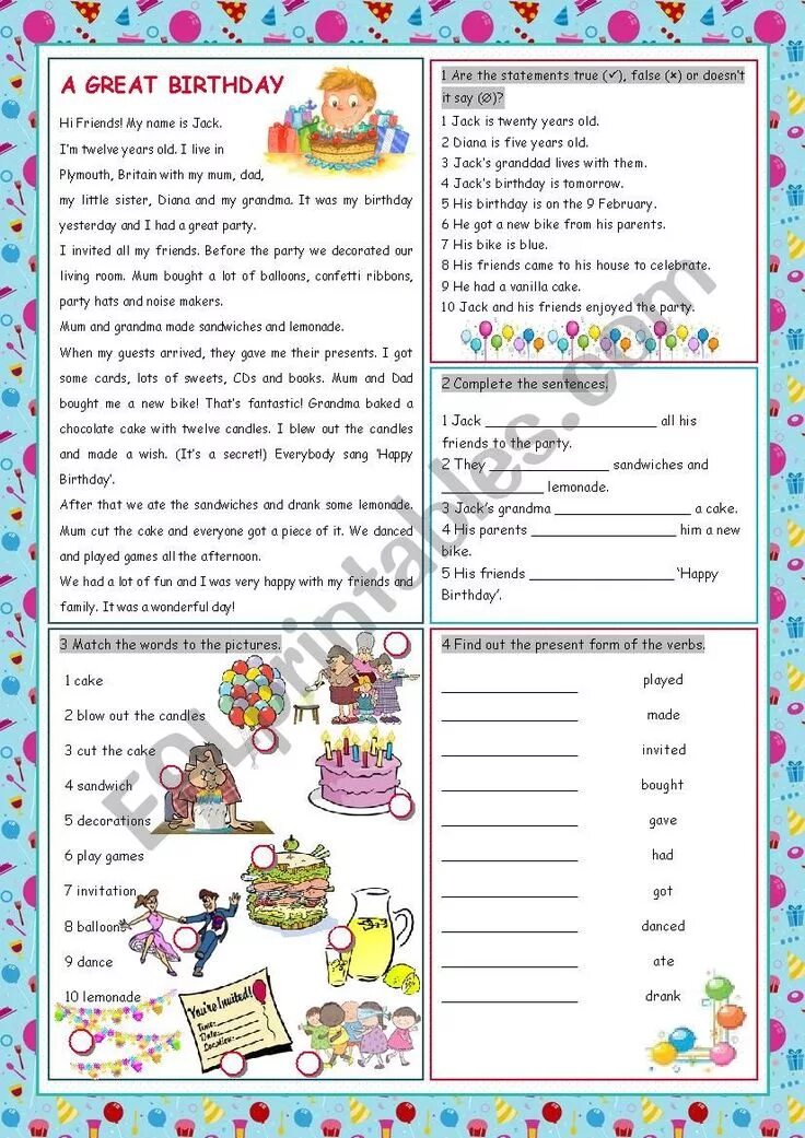 Questions about birthday party. Мой день рождения на английском языке. топик с днем рождения. my birthday party topic 4 класс. топик про день рождения на английском 4 класс.