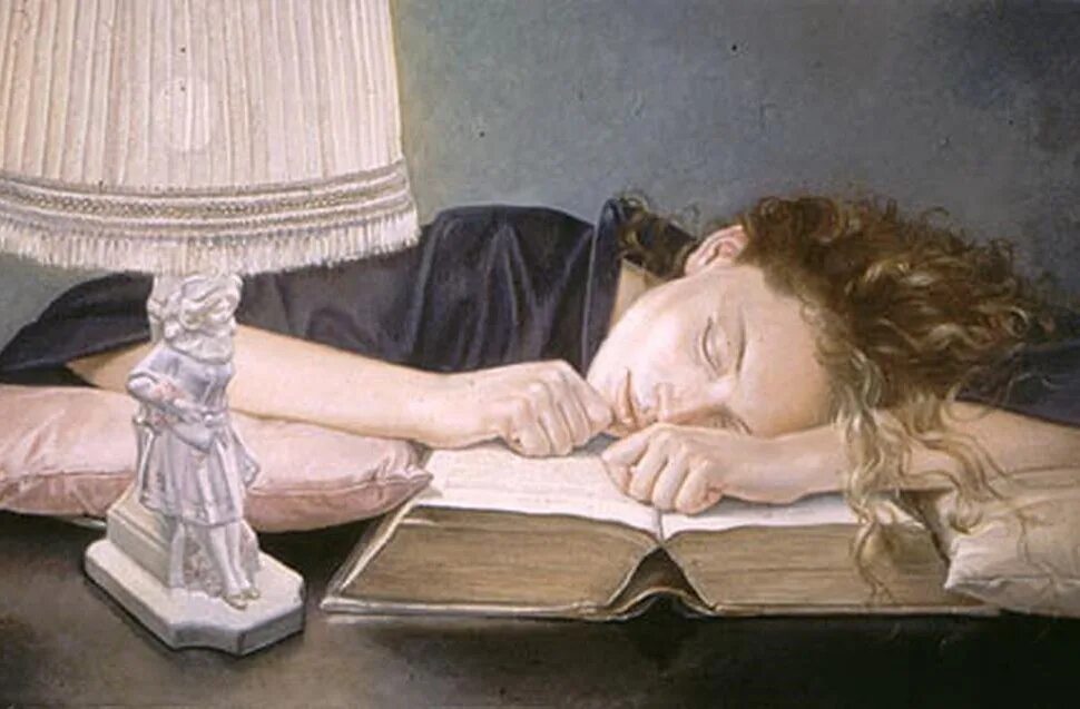 Писатели сон. Франсис Ван Хоув картины. Художница Франсин Ван Хов. Картина книги. Женщина с книгой картина.