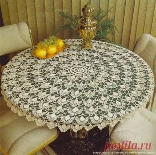 Скатерти крючком мк