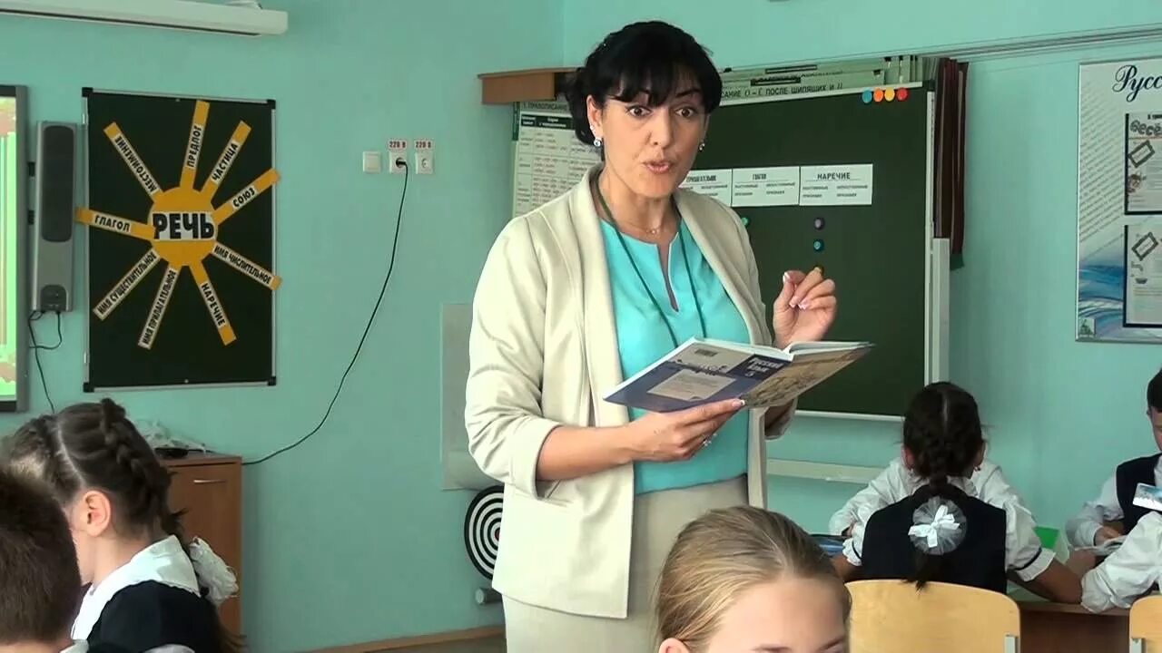 Урок русского языка видео для начинающих. РФМЛИ учителя.