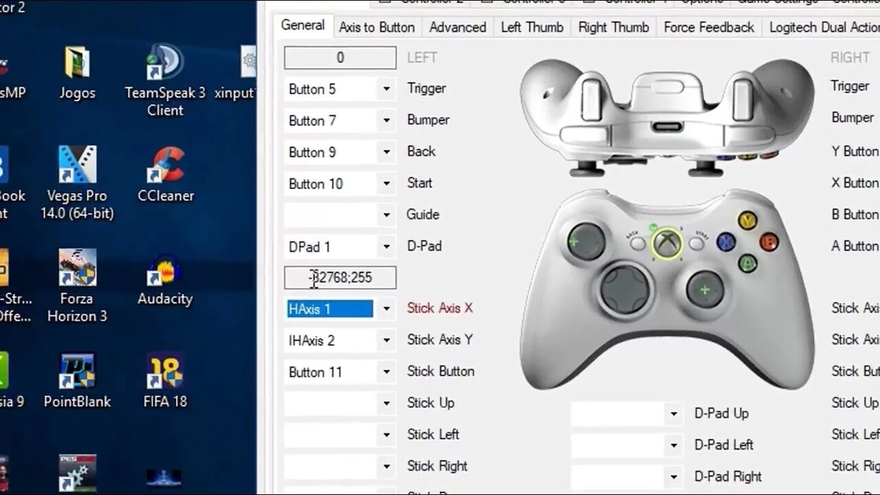 Настроить джойстик фифа. X360ce геймпад. Управление геймпада Xbox 360 в FIFA. Джойстик хбокс 360 ФИФА. ФИФА управления на джойстике Xbox 360.