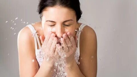 Washing face