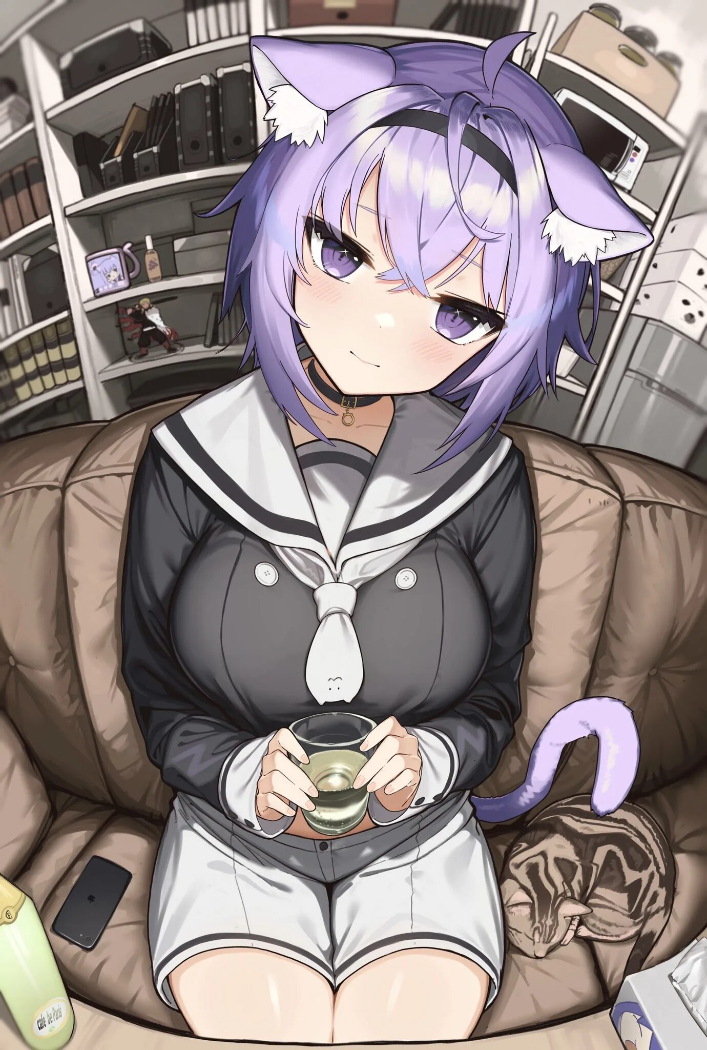 Nekomata okayu. Некомата окаю. okayu hololive. nekomata okayu hololive. vtuber nekomata okayu.