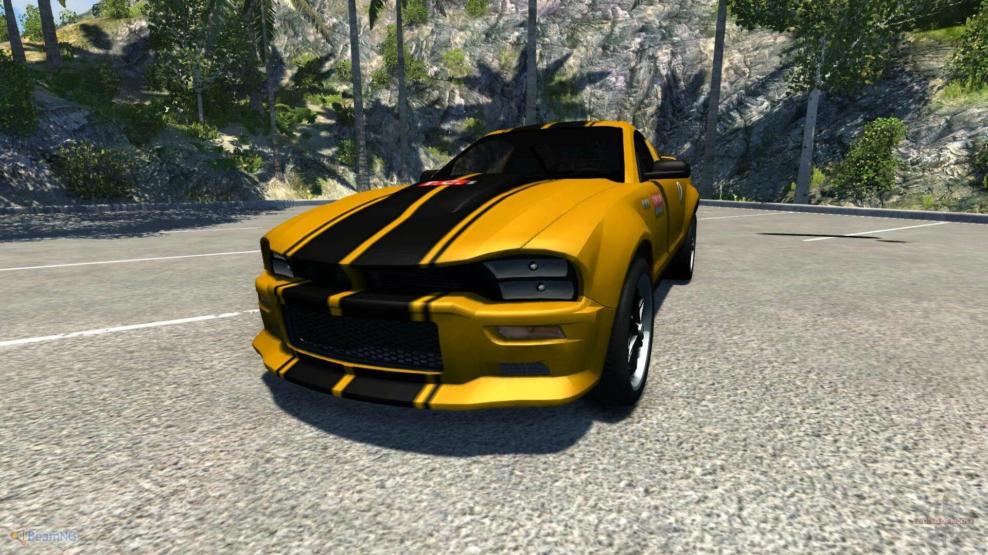 Сборка машин beamng. Машины Road King FLATOUT 2. Ford Mustang BEAMNG Drive. BEAMNG Drive Мустанг. Road King из флатаут 2.