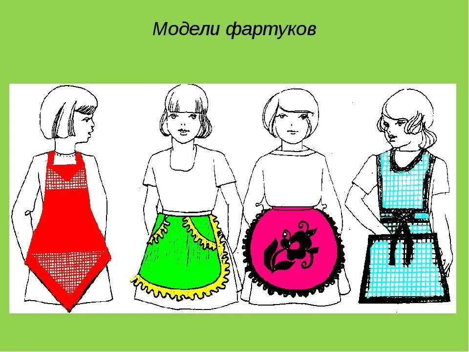Шитьё фартука - презентация, доклад, проект скачать