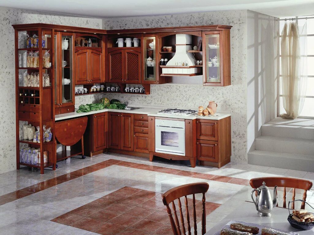 Интерьер кухни с коричневым гарнитуром. Кухня 91. Экомебель дубна. Кухня 91. Эргономичная кухня гостинна.