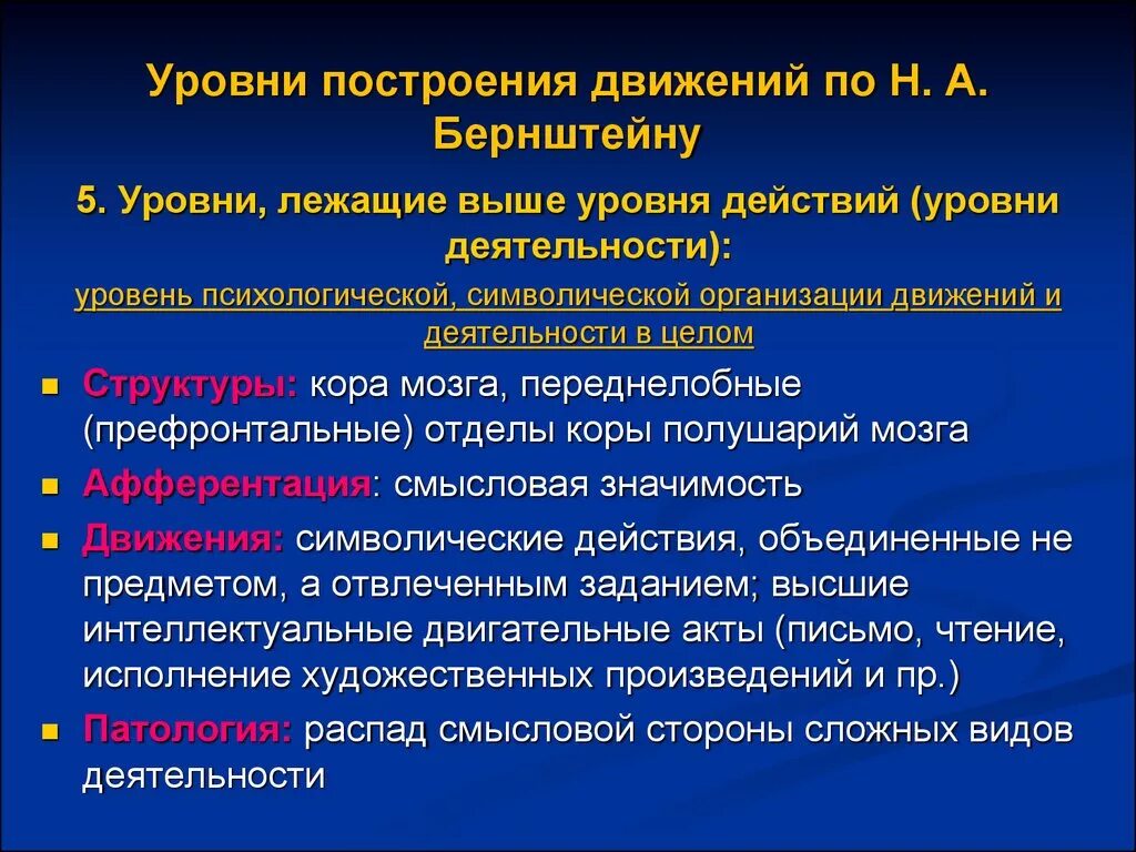 Нарушение организации движений. Уровни организации движений по Бернштейну таблица. 5 Уровней регуляции движений по Бернштейну. Функциональные уровни организации движений по н.а. Бернштейну. Уровни двигательного акта по н.а. Бернштейну.