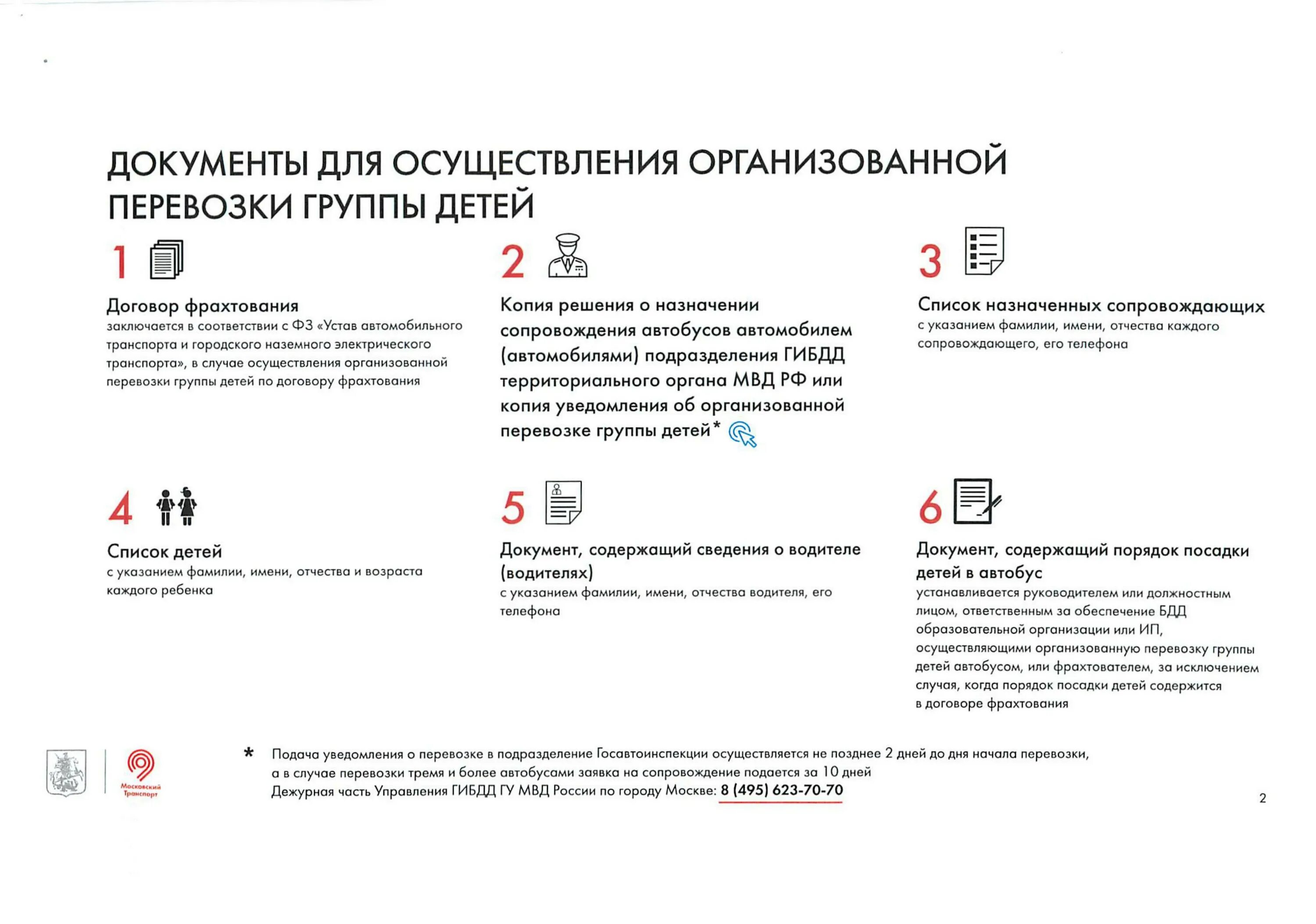 Гибдд уведомление сайт. Список детей для перевозки. Документы при перевозке детей. Документы для перевозки детей на автобусе. Уведомление в ГАИ О перевозке детей.