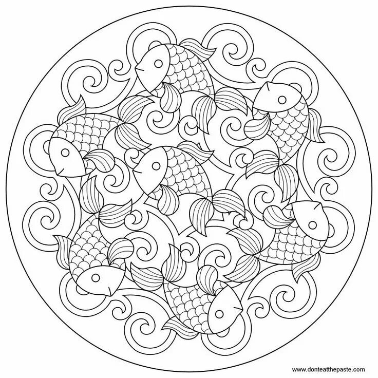 Мандалы раскраски для детей 7 лет распечатать Mandalas für Kinder Kreative und schöne Bilder zum Ausmalen Mandala coloring,