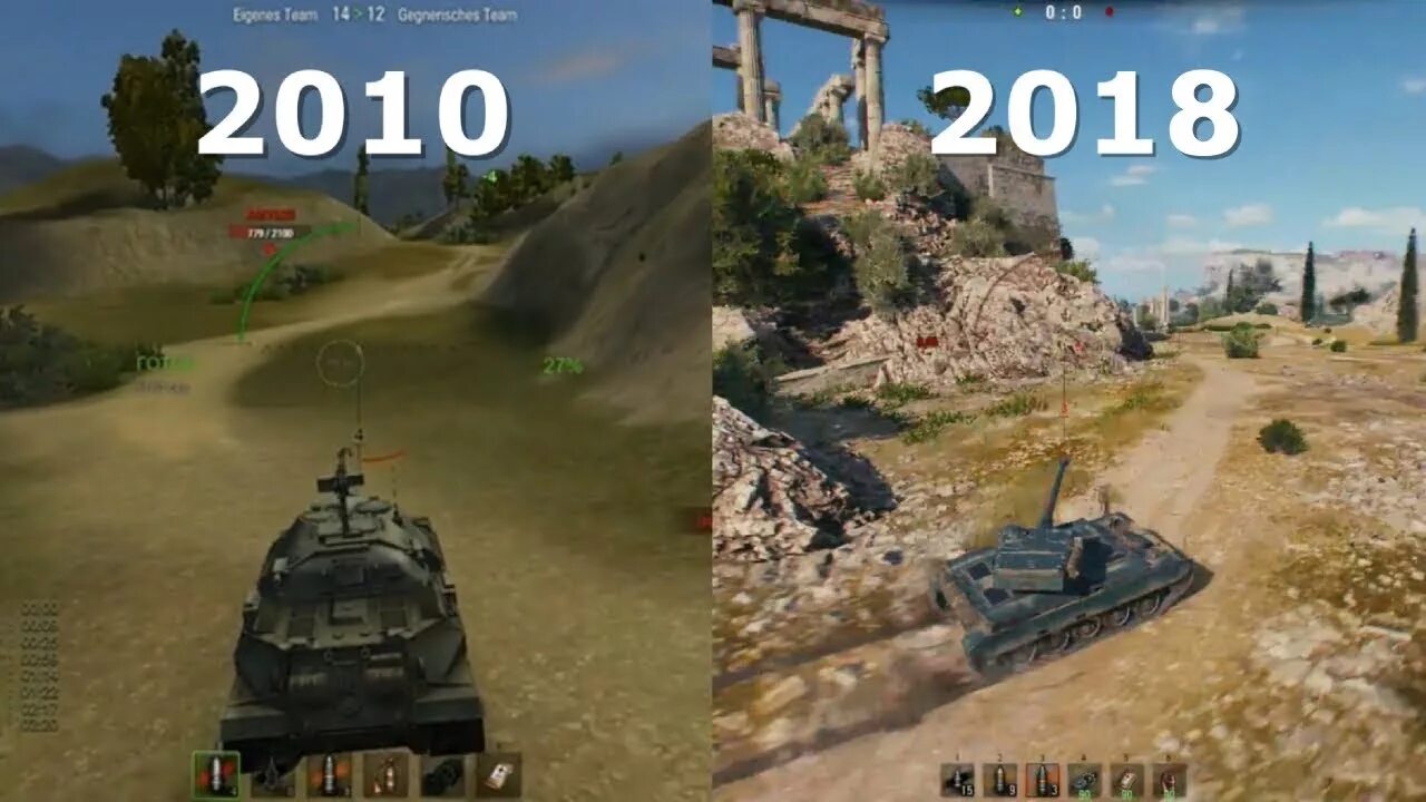 World of Tanks сравнение графики. World of Tanks сравнение графики с 2010. Ворлд оф танк сравнение графики. Эволюция графики World of Tanks. Вот блиц сравнение