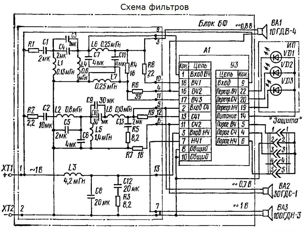 Электрические схемы колонок. Акустические системы „Корвет 75ас-001“. Фильтр 150ас Корвет. Корвет 150ас-001 схема. Фильтр Корвет 150ас-001.