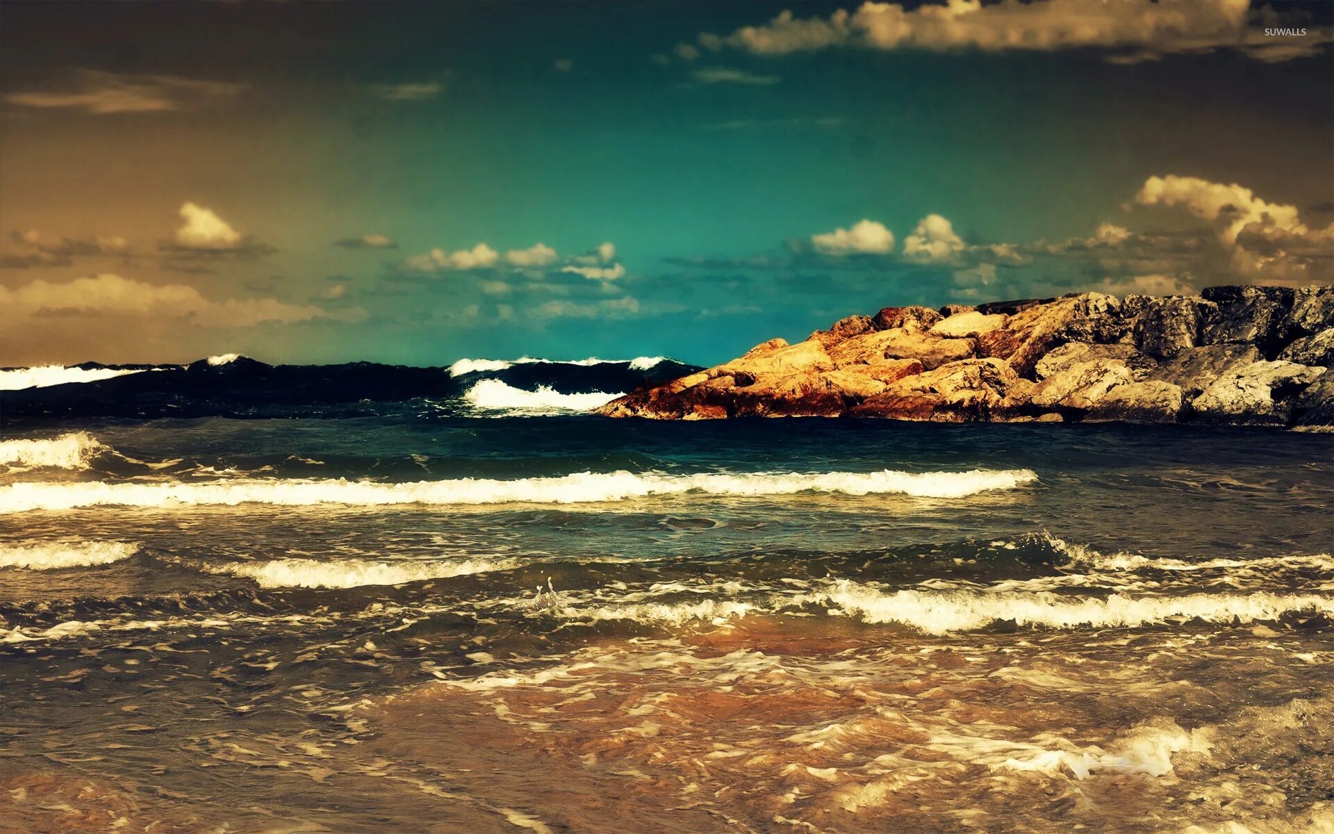 Коричневый. Вечер на море. Коричневое море. Море солнце. Красивые пейзажи коричневых тонах.