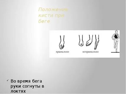 Положение рук во время
