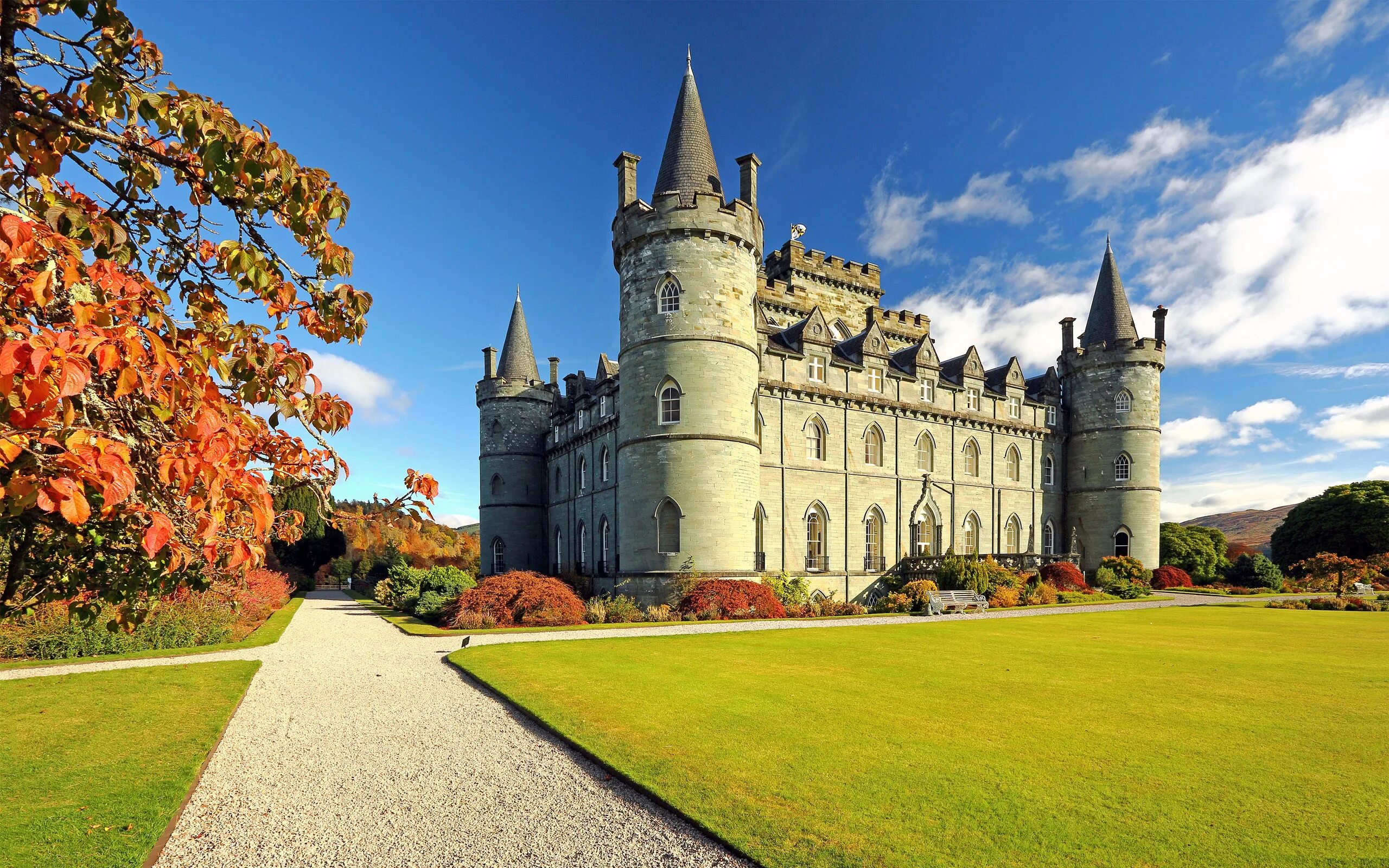 Замка Инверари (Inveraray Castle). Инверари Шотландия. Замок Инверэри. Замок поместье крофедленд Шотландия.