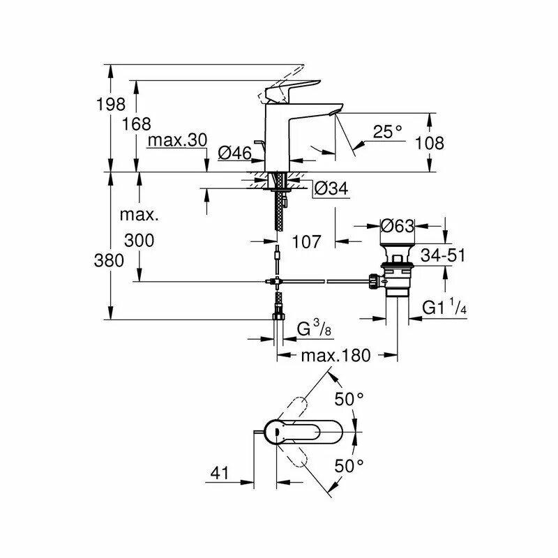 Grohe m size. Grohe 23757001. grohe essence new 23591001. сборка grohe bauedge. bauedge.