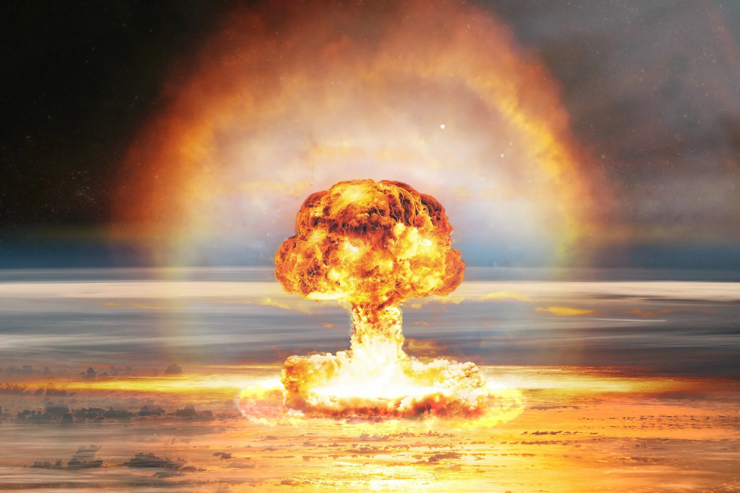 Ядерный взрыв. Атомный взрыв. Взрыв ядерного оружия. Взрыв термоядерной бомбы. Ядерный термоядерный взрыв