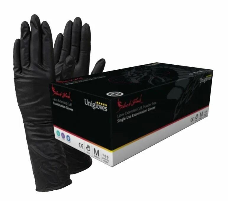 Манжета перчатки. Unigloves select black. перчатки sport на молнии черные 702285. длинные перчатки «black level gloves», m, m. перчатки латексные черные.