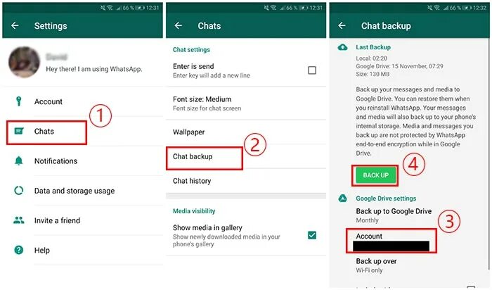 Как перенести переписку whatsapp с телефона