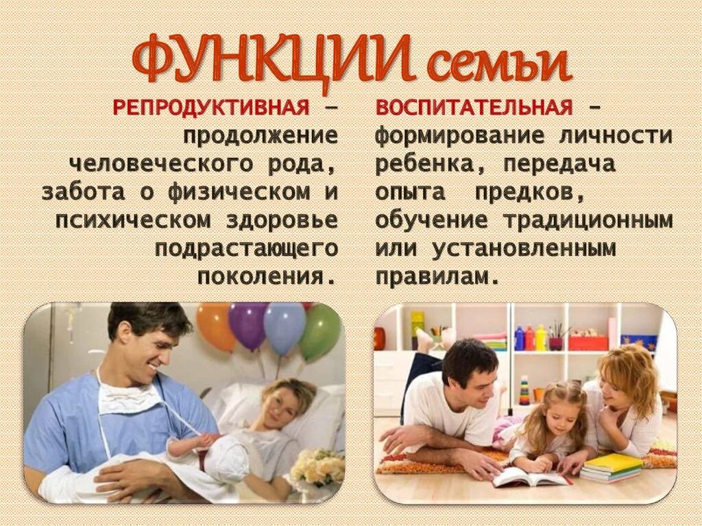 Программы семейного обучения. Репродуктивная функция семьи. Роль семьи в воспитании личности ребенка. Роль семьи в формировании репродуктивного здоровья. Функции семьи репродуктивная воспитательная.