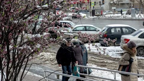 Тепло в апреле