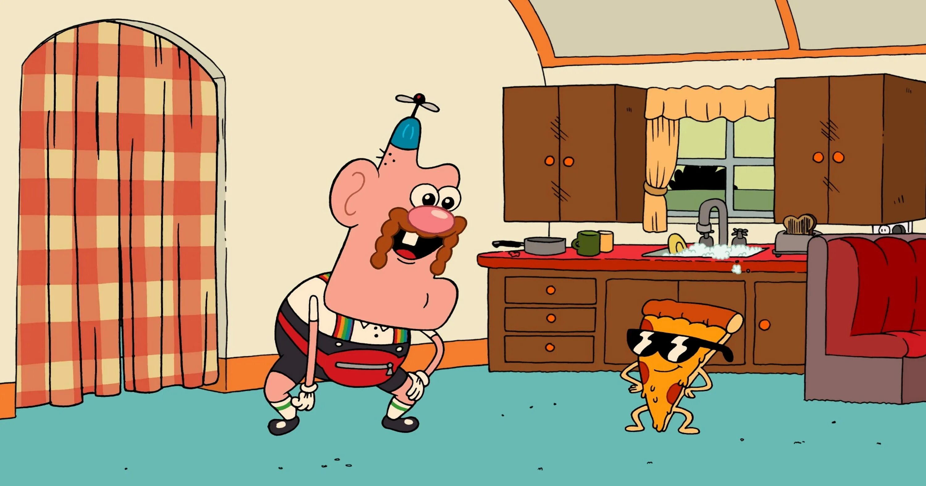 Uncle grandpa. Картун нетворк дядя Деда. Дядя Деда персонажи. Дядя Деда пицца Стив.