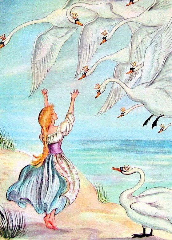 Сказка лебеди читать. Дикие лебеди сказка андерсена. диеие лбеди аганс христианндерсон. дикие лебиди ганс хрестьян андрсан. сказка дикие лебеди ганс христиан андерсен.