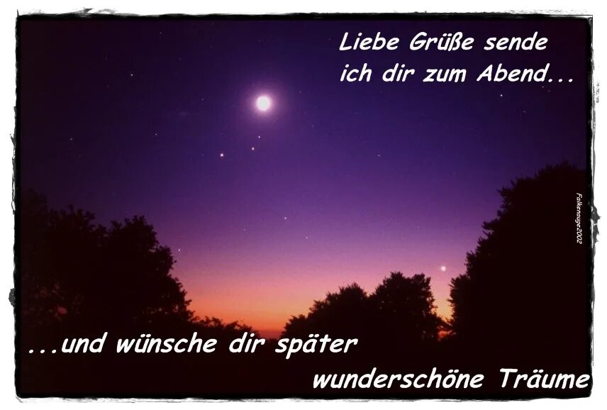 Ich zu abend. Abend. guten abend время суток.