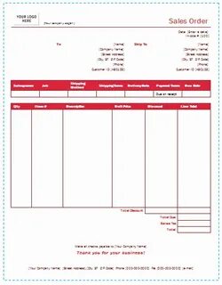 Sales orders
