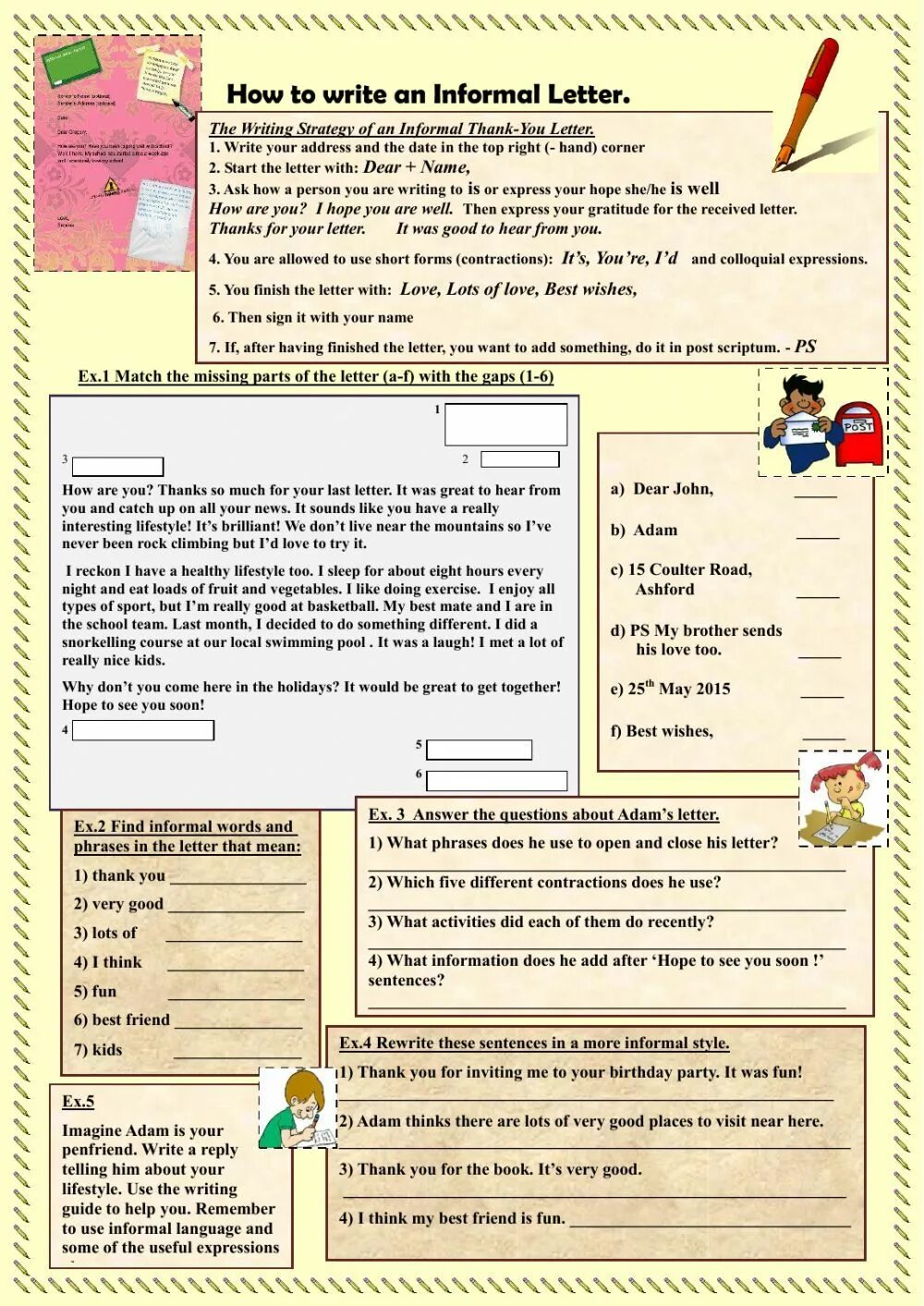 Writing an informal email. How to write an informal letter. how to write an informal letter worksheet. письмо informal letter. activities for letter writing formal and informal.