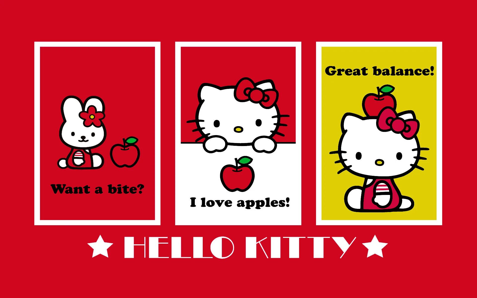 Hello red. Обои Хелло Китти. Комиксы с Хеллоу Китти. Hello Kitty Cathy. Обои на ПК С Хеллоу Китти.