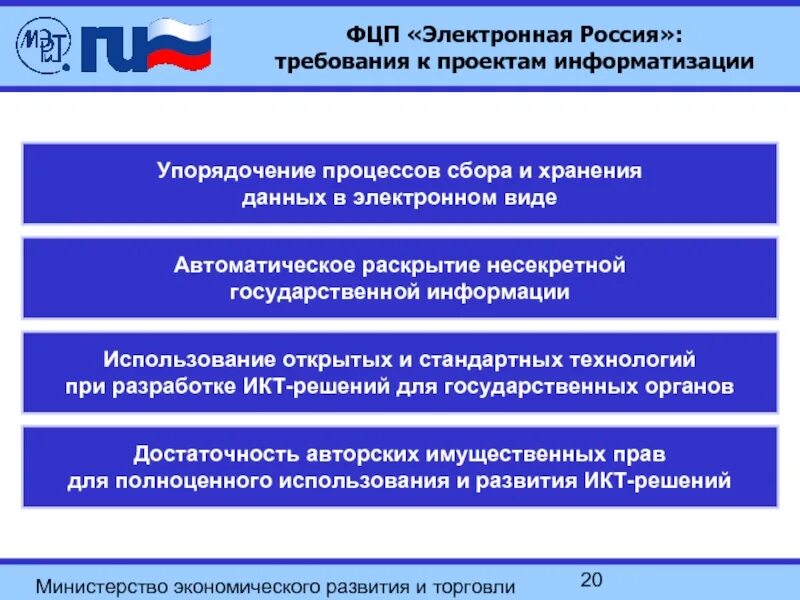 Электронная Россия. ФЦП «электронная Россия 2002—2010 гг.». ФЦП электронная Россия. Электронная Россия 2002 2010 годы Федеральная целевая программа.