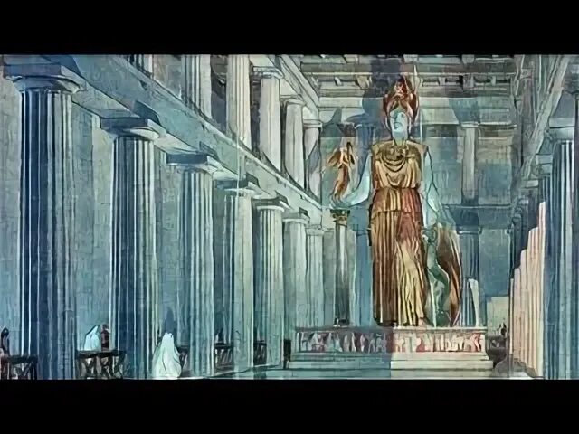 Статуя Афины в Парфеноне. Храм Парфенон в Афинах. Храм Богини Афины Парфенон. Храм Парфенон статуя Афины. Зодчий парфенона сканворд 5